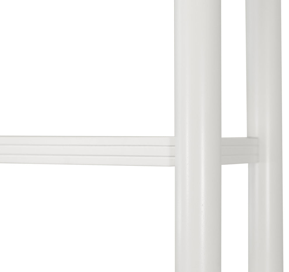 Contemporary Open Etagere, Office Bookcase, Accent Bookcase, White