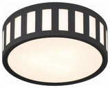 Kendal 3-Light Black Forged Ceiling Mount