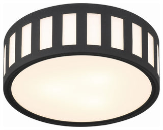Kendal 3-Light Black Forged Ceiling Mount