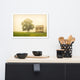 Abandoned House Rural Landscape Framed Photo Paper Wall Art Prints, White, 12" X 18"