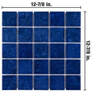 Resort Marine Blue Porcelain Floor and Wall Tile
