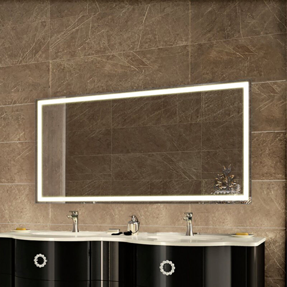 Radiant Series Inset LED Mirror, 60"x36"x1.75"