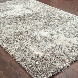 Hartley Granite Light Gray and Ivory Area Rug, 7'10"x10'10"