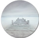 Wooden Pier In Cloudy Mood, Seascape Photo Disc Metal Wall Art, 36"