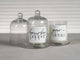 Bourbon Pepper Scented Candle Jar With Glass Dome