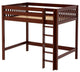 Theo Chestnut XL High Loft Beds for Teens, Extra Long Full