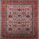 Ahgly Company Indoor Square Mid-Century Modern Area Rugs, 5' Square