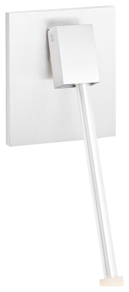 Libri LED Hardwired Reading Sconce, White, Orientation: Left Mount