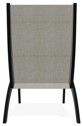 Dune Sling Stackable Outdoor Hydro-Lounge Chaise, Ella/Black