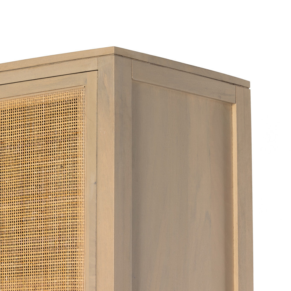 Caprice Tall Cabinet-Natural Mango