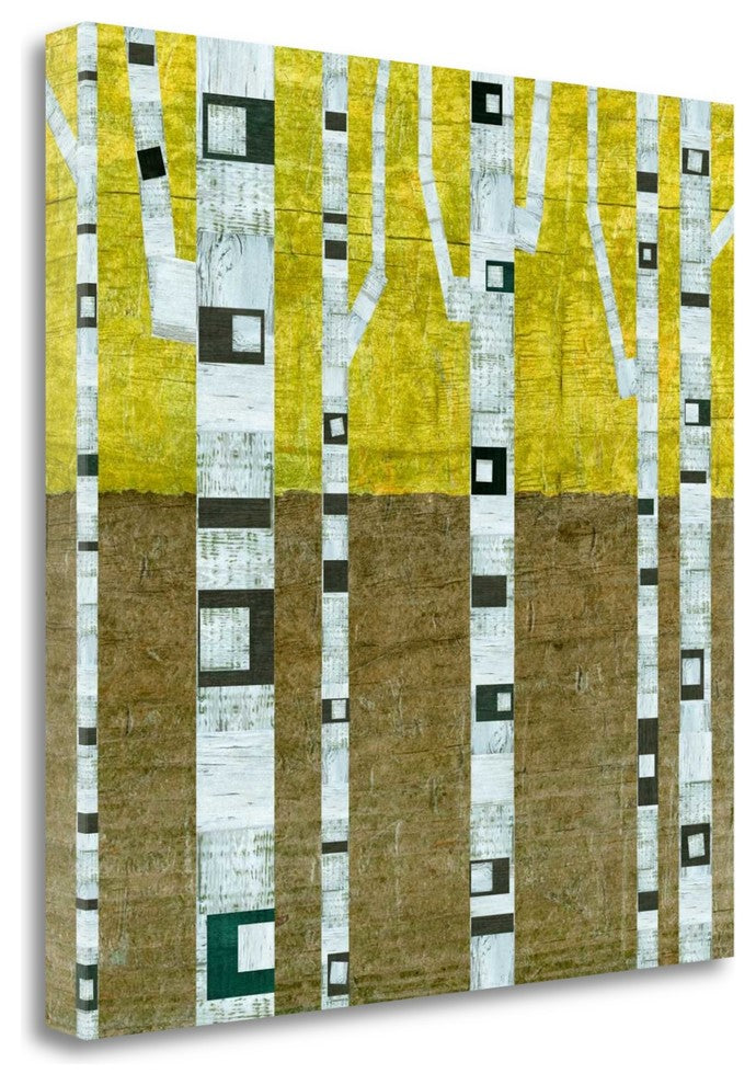 "Fall Birches" By Michelle Calkins, Giclee Print on Gallery Wrap Canvas