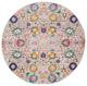 Nourison Passion 8' x Round Silver Bohemian Indoor Area Rug