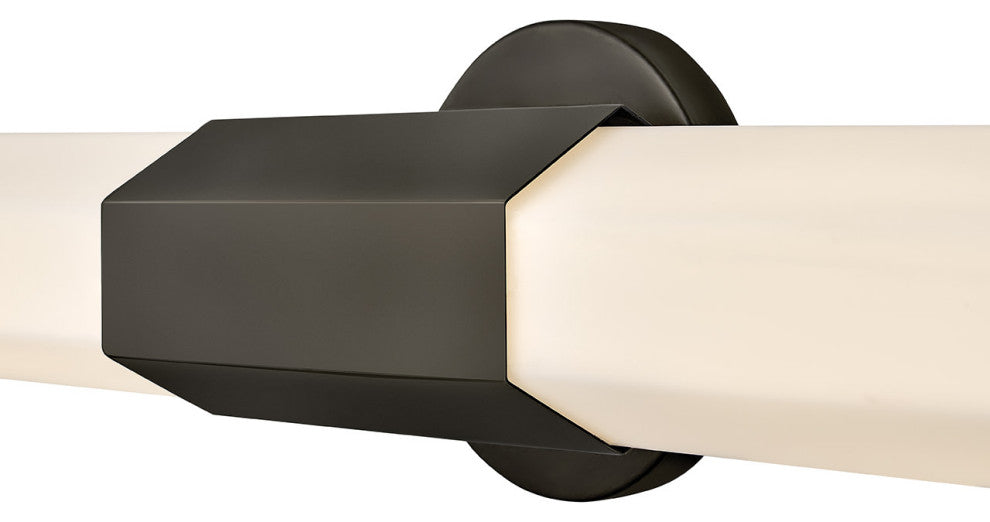 Hinkley Facet Bathroom Vanity Light, Black Oxide, 40"