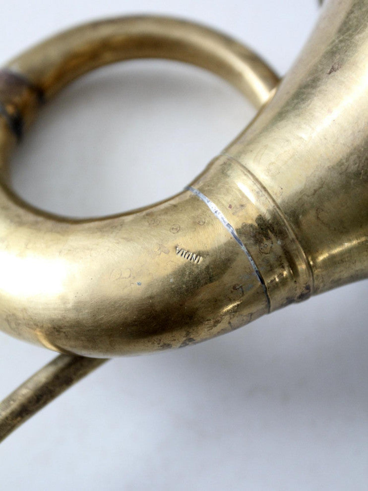 Consigned, Vintage Brass Bulb Horn