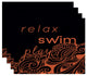 18"x14" Word Print Placemat, Orange, Set of 4