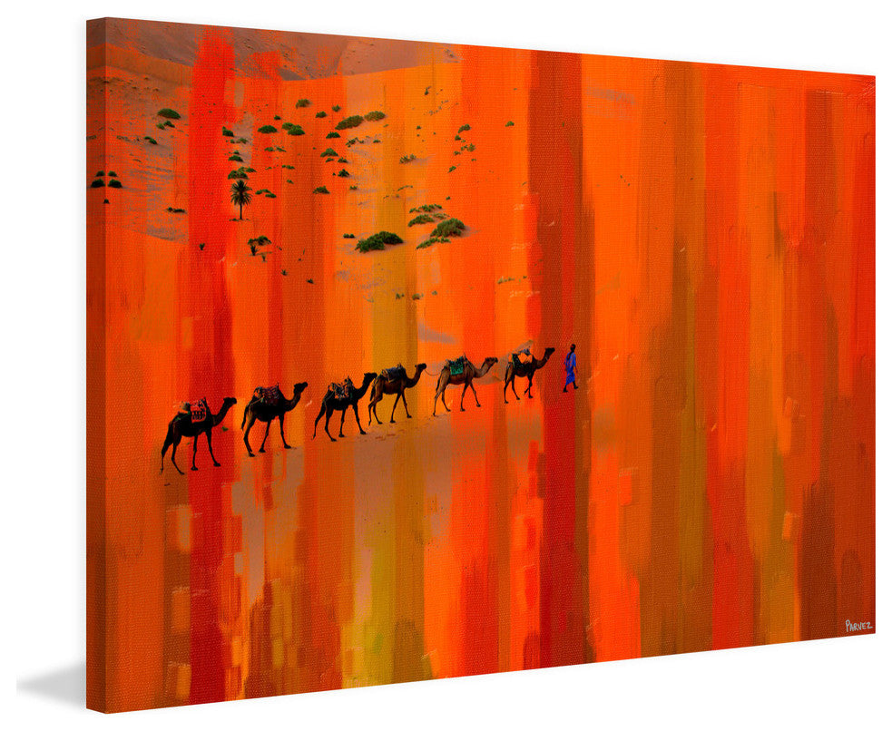 "Bir Anzarene" Print on Canvas, 45"x30"