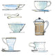 "Good Brew XI" Digital Paper Print by Sue Schlabach, 32"x32"