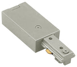 WAC Lighting J Track Live End Connector in Brushed Nickel