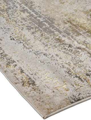 Weave & Wander Tripoli Lux Modern Rug, Gold/Gray, 6'7"x9'6"