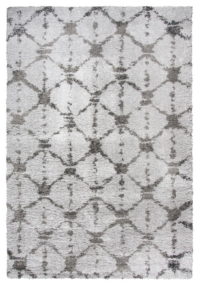 Rizzy Home Adana AN696A Gray Geometric Area Rug, Rectangular 7'10"x10'6"