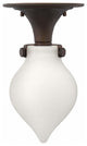 Hinkley 3145 Congress 1-Light Flush Mount, Oil Rubbed Bronze