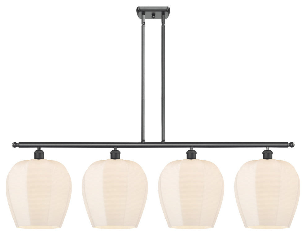 Innovations 516-4I-BK-G461-12 4 Light 50" Island Light, Matte Black