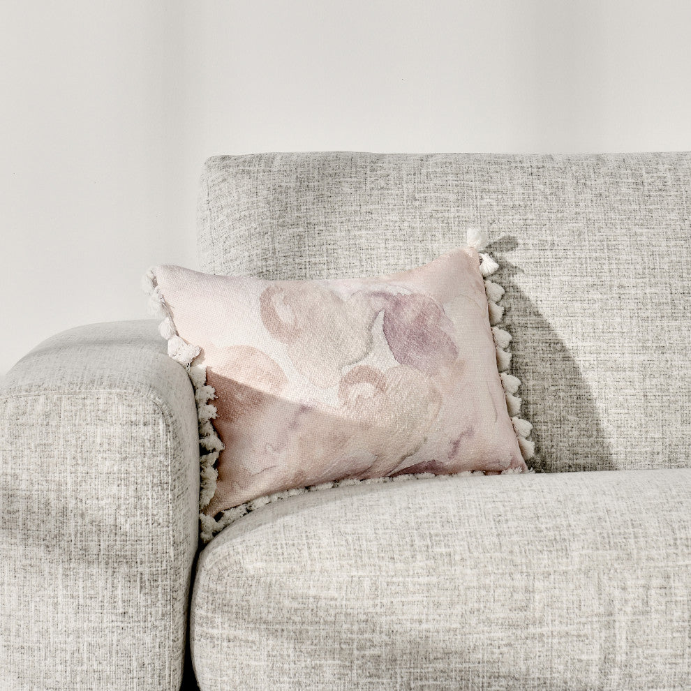 Lily Cotton Linen Blend Throw Pillow by Kosas Home, 14x20