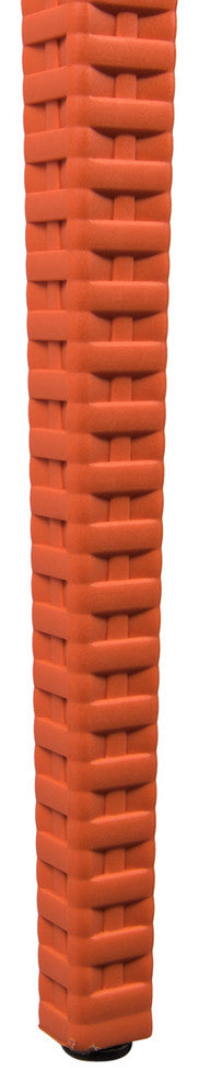 Leisuremod Weave Mace Indoor Outdoor Patio Chair, Set of 2, Orange