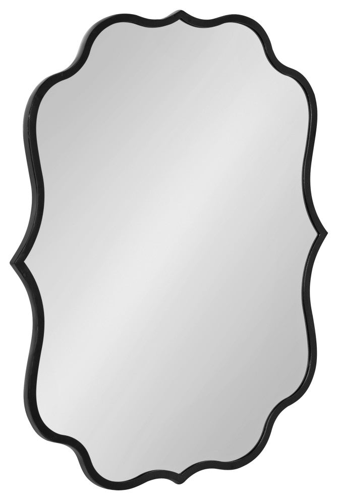Higby Framed Wall Mirror, Black 24x31