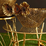 Sydne Bowls, Antique Gold