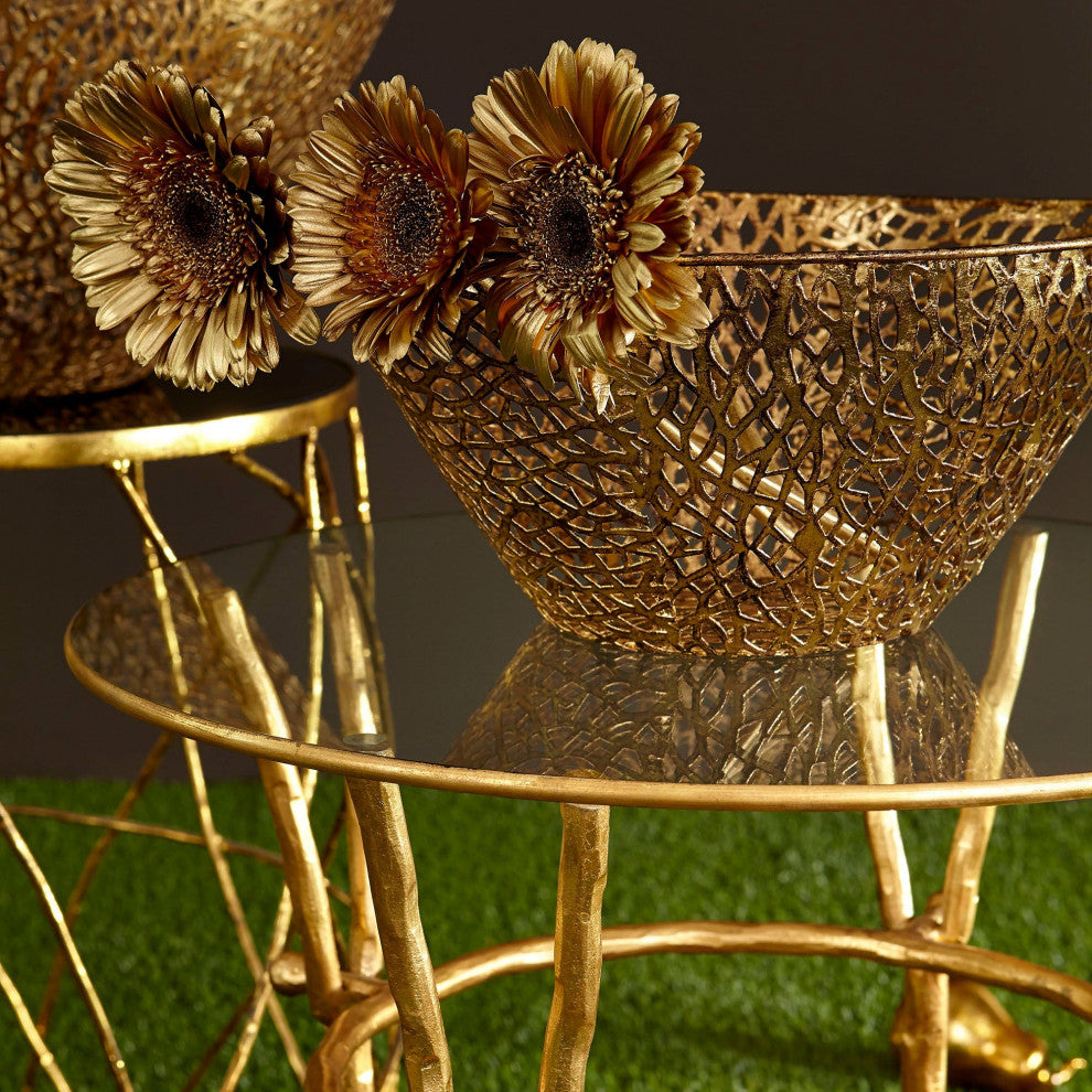 Sydne Bowls, Antique Gold