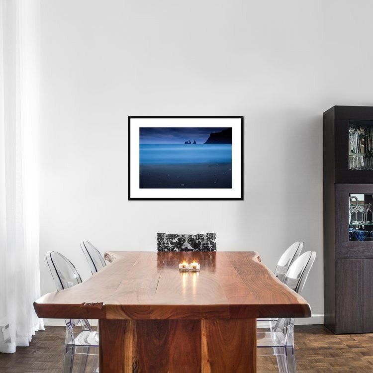 "Blue Night 2" Framed Digital Print by Amnon Eichelberg, 38"x28"