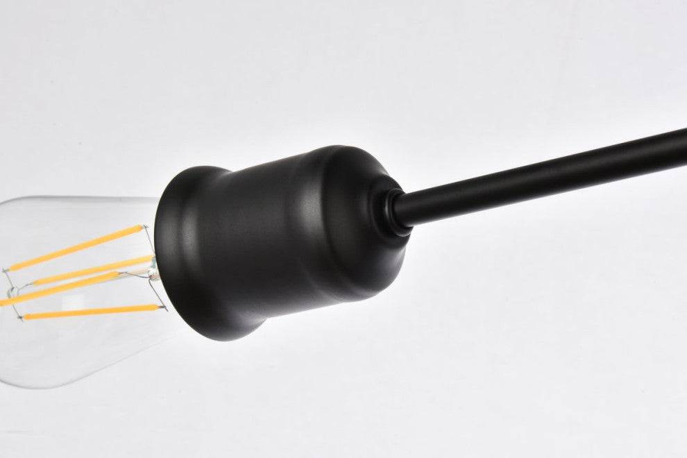 Xander 6-Light Pendant, Black