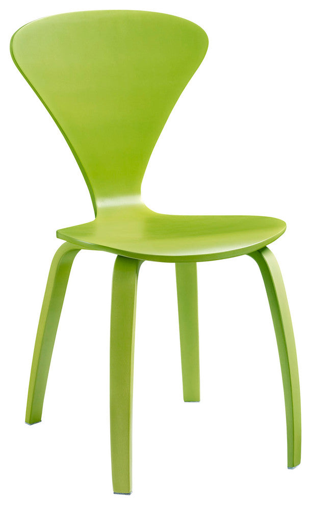 Modern Green Vortex Dining Chairs Set of 4