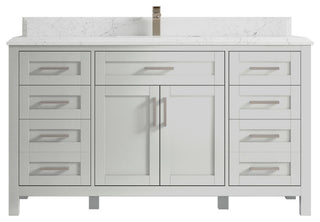 Cambridge 60 Single Bathroom Vanity in Coventry Gray 1.5" Empira Quartz