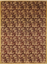 Peshawar Muattar Aubergine Rug, 9'1x12'1