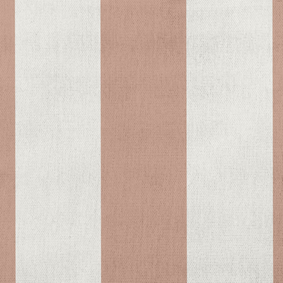 18x18" Graduated Stripe Nautical Decorative Indoor Pillow, Mauve