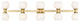 Z-LITE 10-Light Vanity, Modern Gold