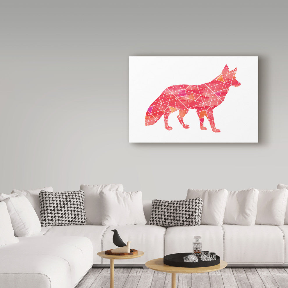 "Fox" by Erin Clark, Canvas Art, 22"x32"