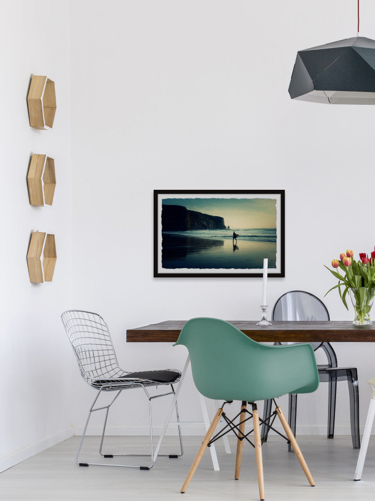 "Surf It Out" Framed Painting Print, 18x12