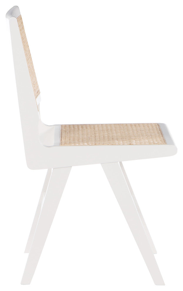 Preston Dining Chair, Set of 2, White, Side Chair