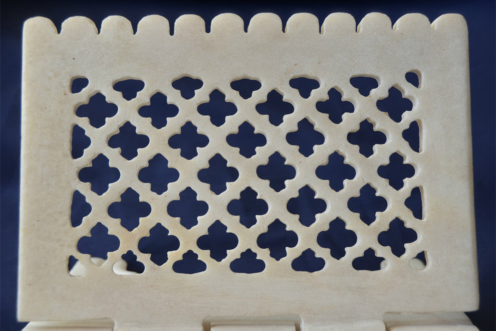Makrana White Marble Book Stand