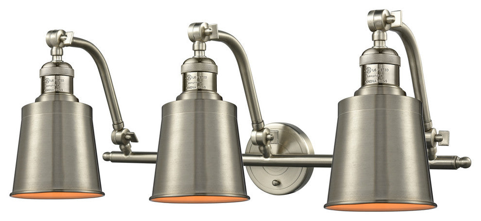 Innovations Lighting 515-3W-Sn-M9-Led 3 Light Dimmable Led Bathroom Fixture