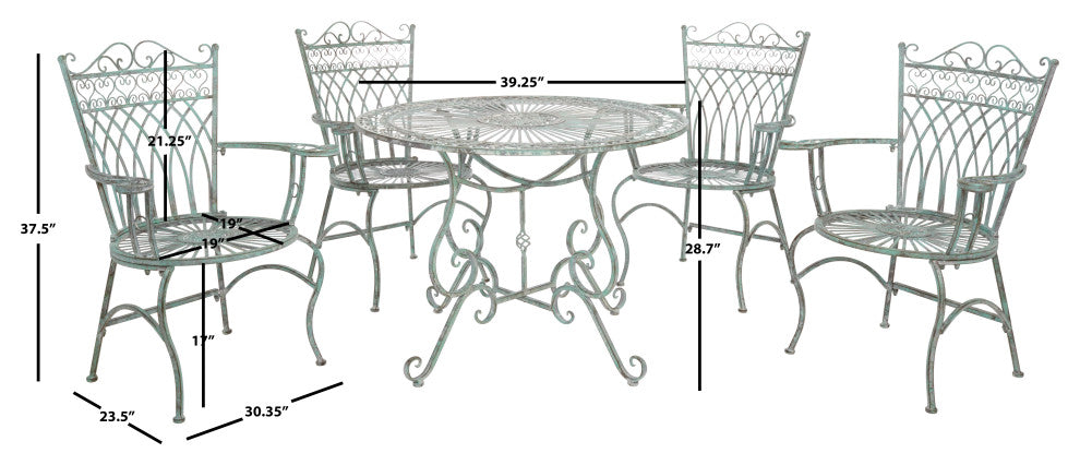 Safavieh Thessaly Indoor-Outdoor 5-Piece Set