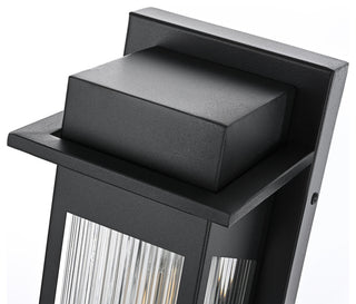 Home Living 5" Outdoor Wall Sconce, Black