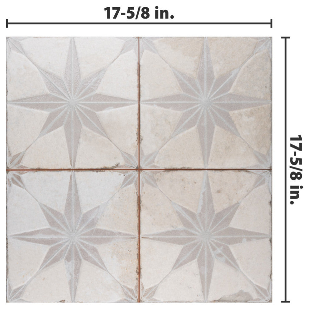 Kings Star Luxe White Ceramic Floor and Wall Tile