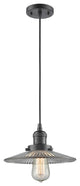 1-Light Dimmable LED Halophane 10" Mini Pendant, Oil Rubbed Bronze