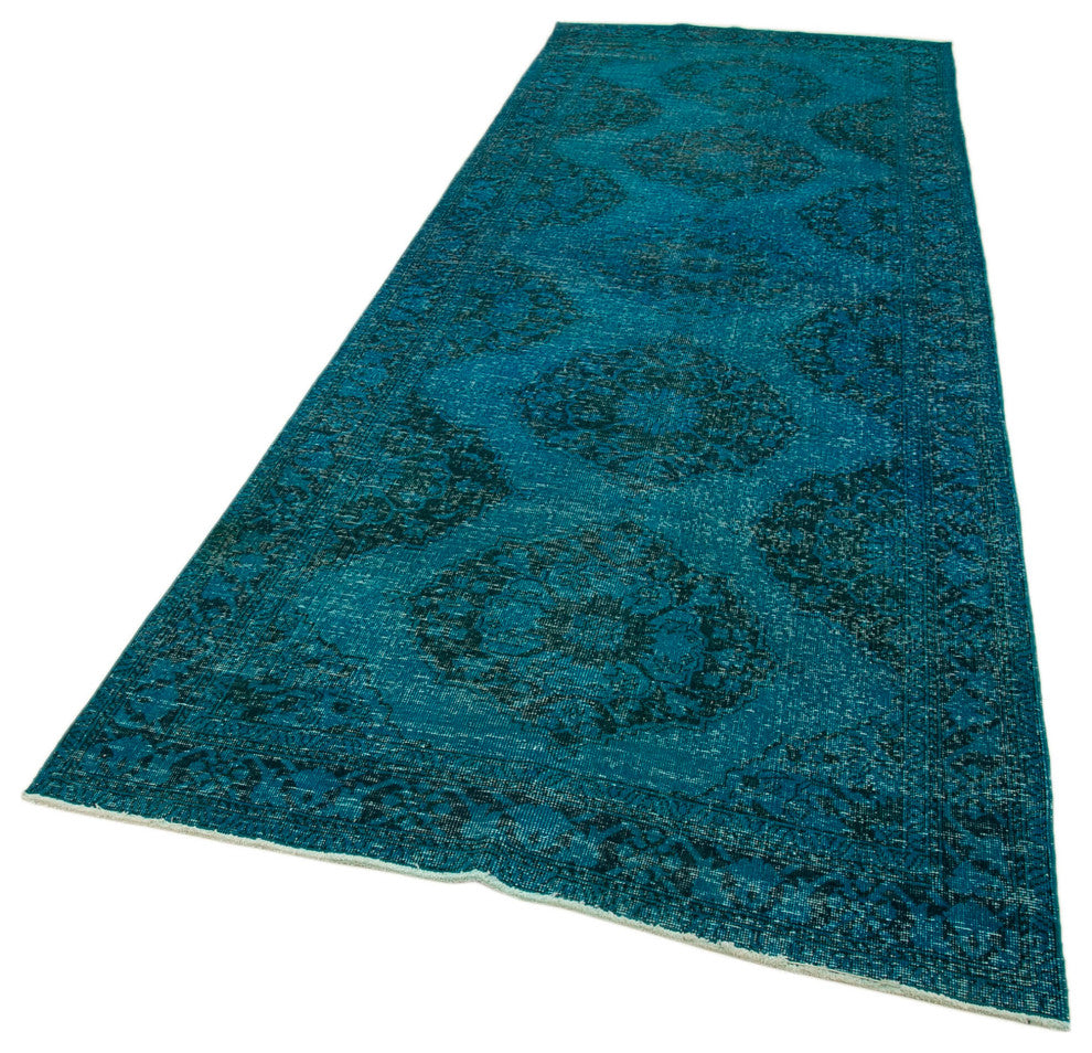 Rug N Carpet - Handwoven Turkish 4' 6" x 12' 10" Contemporary Runner Rug