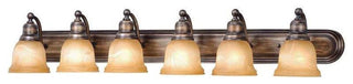 Vaxcel, Lasalle 6-Light Parisian Bronze Vanity Light