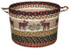 Moose/Pinecone Printed Utility Basket, 13"x9"